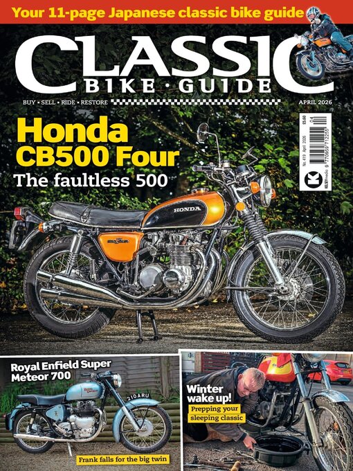 Title details for Classic Bike Guide by Kelsey Publishing Ltd - Available